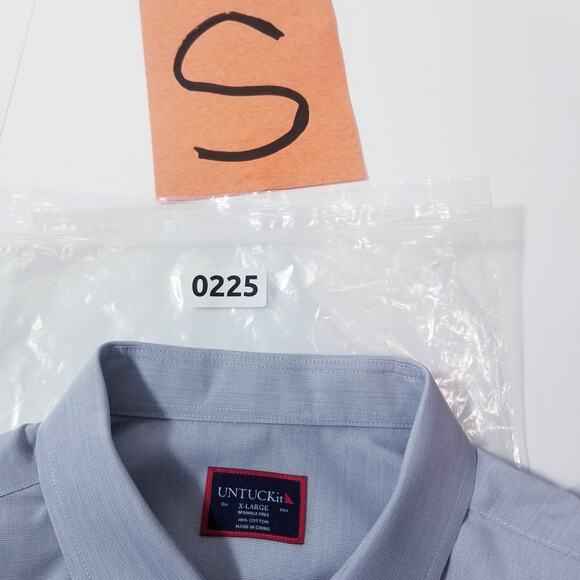 Untuckit Gray Collared Button Down Shirts Long Sleeves - Picture 11 of 11